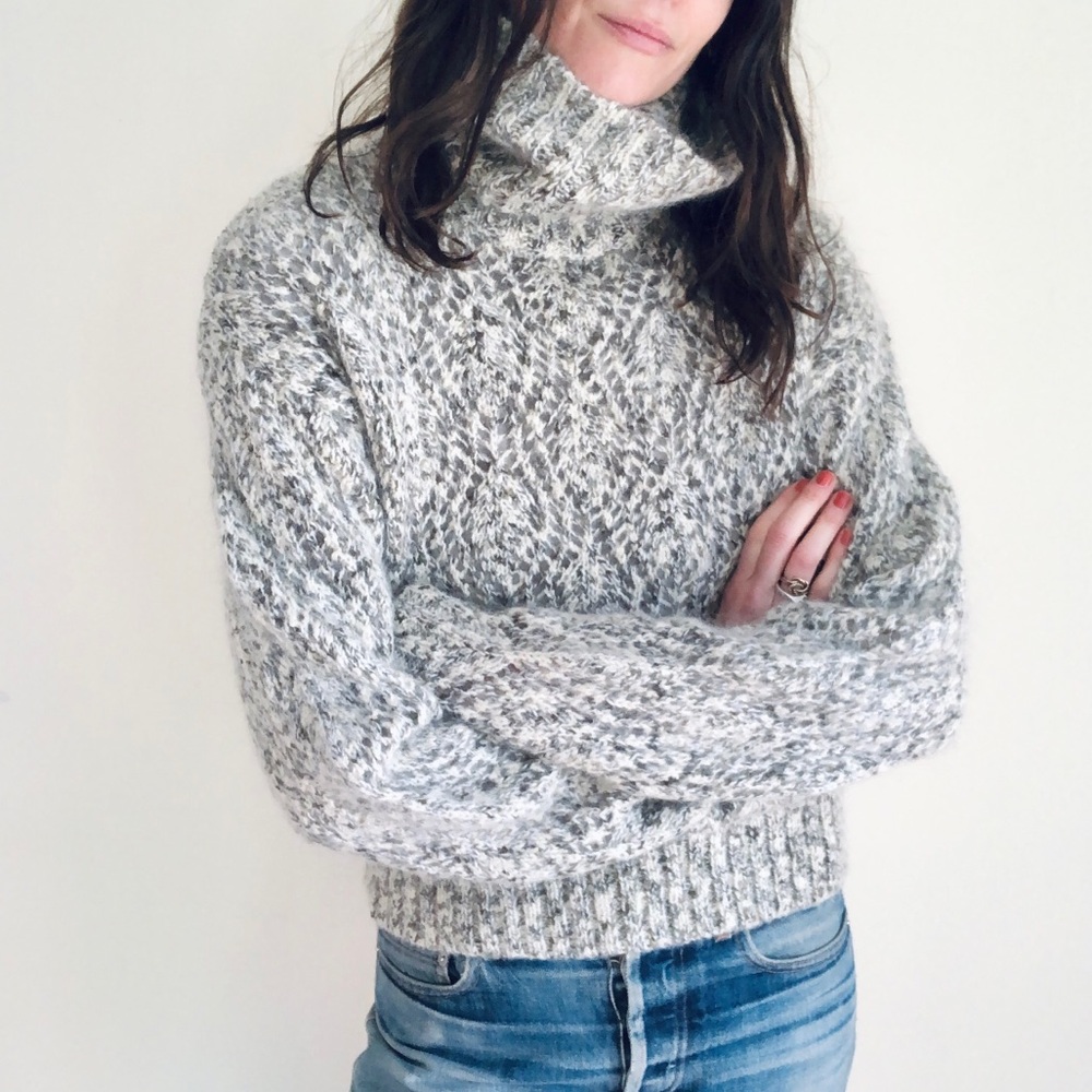 Fuzzy mohair knit sweater - Picture 9 of 14